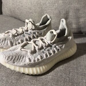 Yeezy Gray and Cream Sneakers